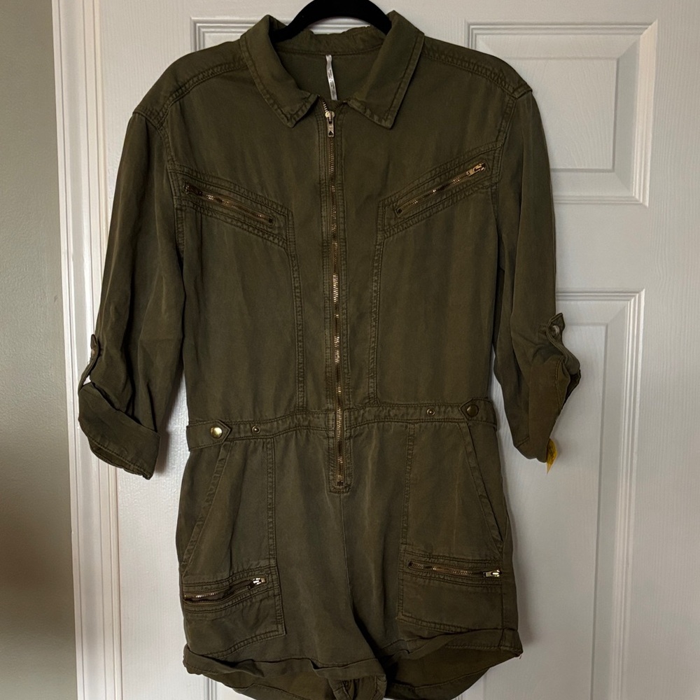 Free People Khaki Jumper